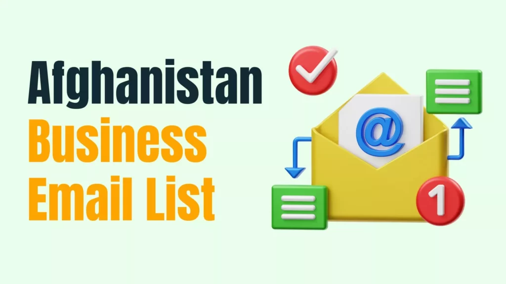 Afghanistan Business Email List
