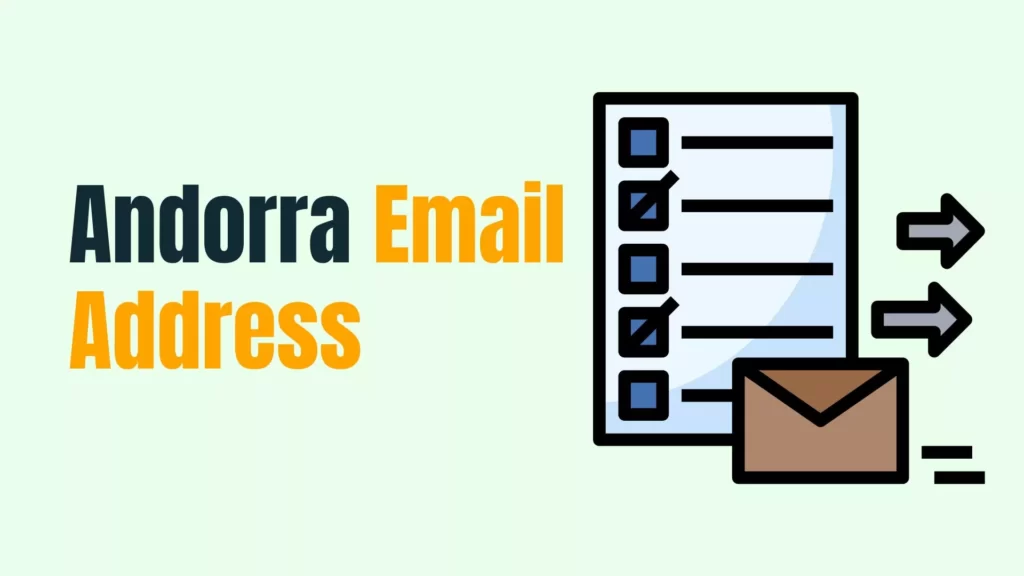 Andorra Email Address