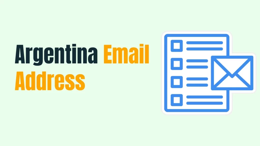 Argentina Email Address