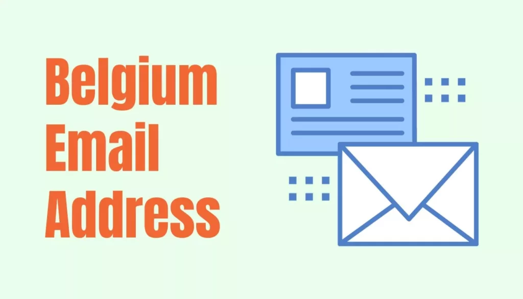 Belgium Email Address