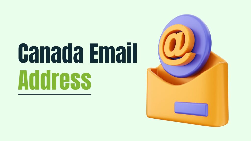 Canada Email Address