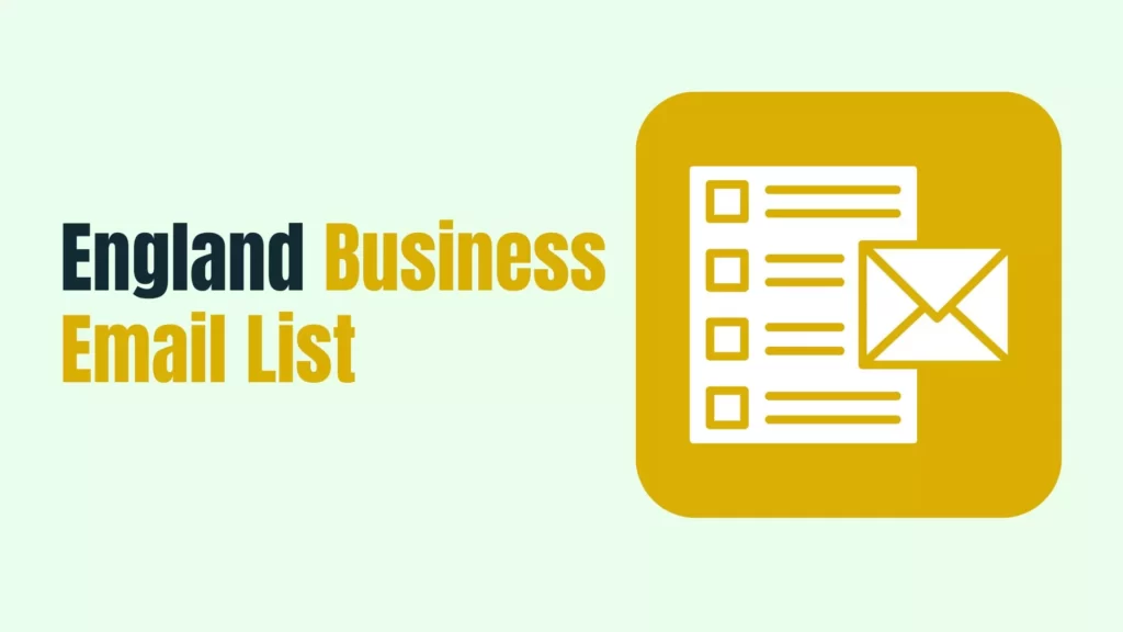 England Business Email List