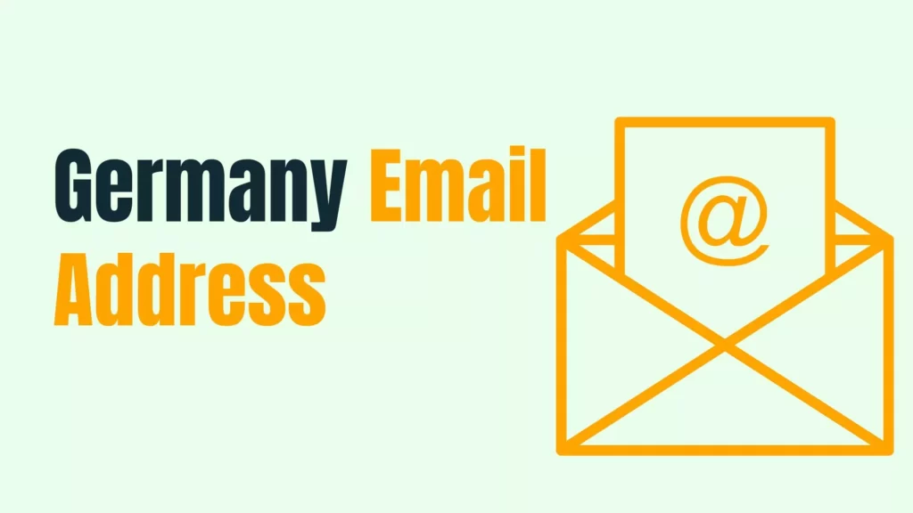 Germany Email Address