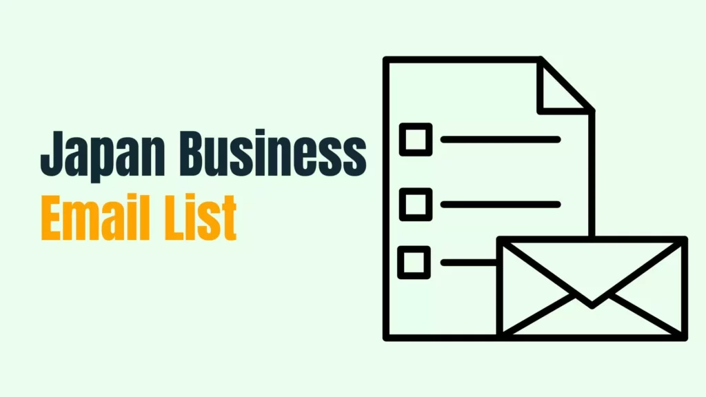 Japan Business Email List