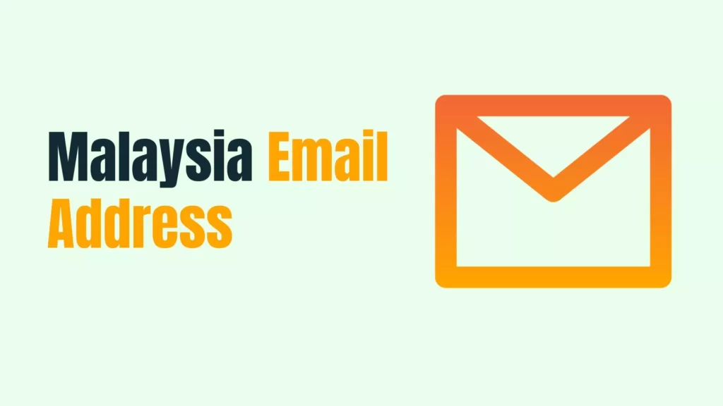 Malaysia Email Address