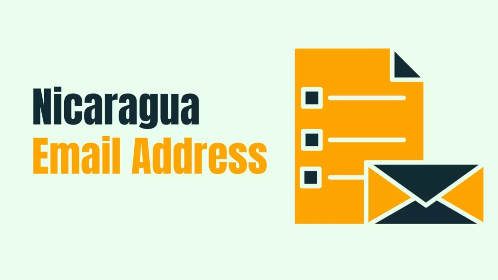 Nicaragua Email Address