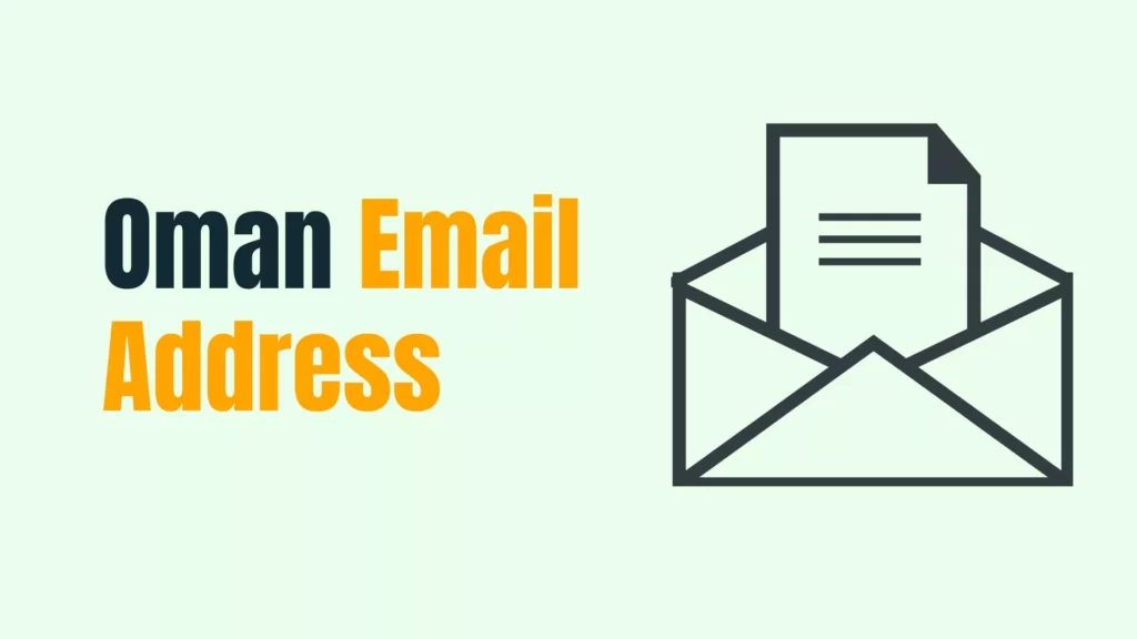 Oman Email Address