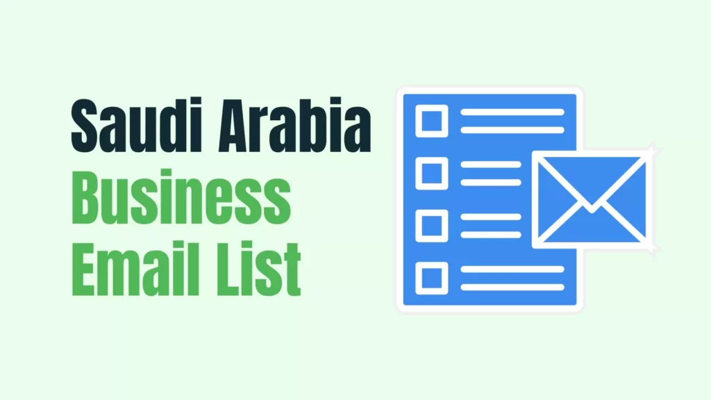 Saudi Arabia Business Email List