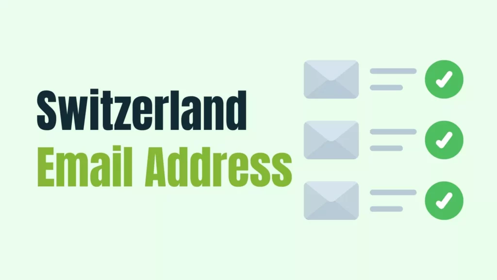 Switzerland Email Address